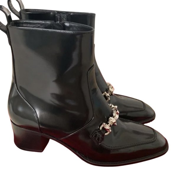 Christian Louboutin Shoes - Christian Louboutin Spike Decor Ankle Boots